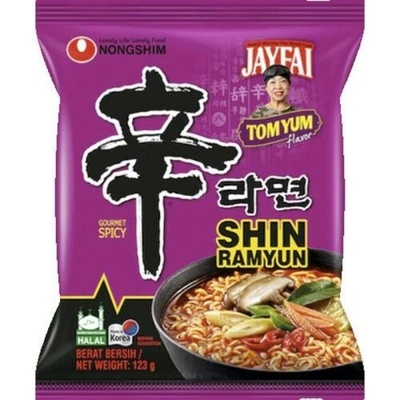 Nongshim Shin Ramyun Tom Yum Jayfai Thajské street food extra pálivé 123 g