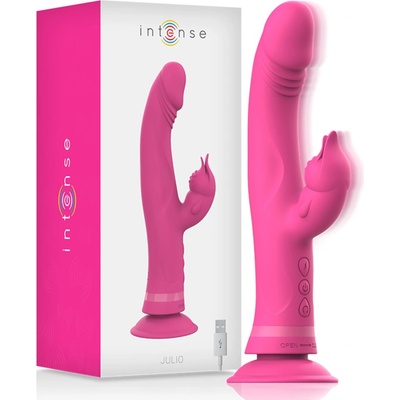 Intense Julio Vibrator Rabbit Silicone Pink
