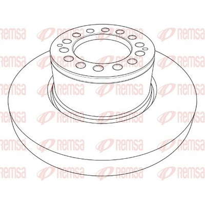 REMSA Brzdový kotouč Heavy Duty Brake Disc NCA1205.10