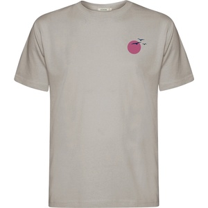 GreenBomb Мъжка тениска GreenBomb Mountain Bloom Fusion T-shirt - Sandstone (217-0583-0112)