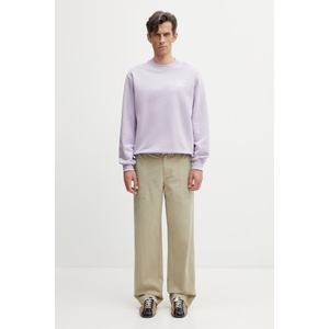 Drôle de Monsieur суичър мъжки от памук Le Sweatshirt Slogan (K.SW149.CO127.LAV)