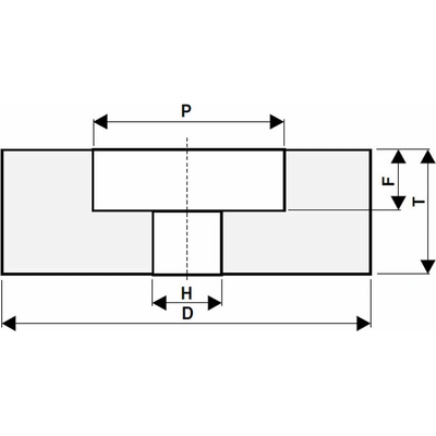 Tyrolit 99BA60K9V50 Brúsny kotúč 75 x 32 x 20 - 40 x 16 mm 60 T34162977