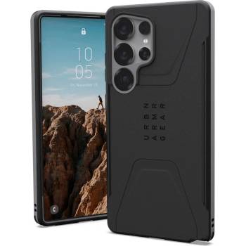 Urban Armor Gear Gear Civilian MagSafe Case - удароустойчив хибриден кейс с MagSafe за Samsung Galaxy S25 Ultra (черен)