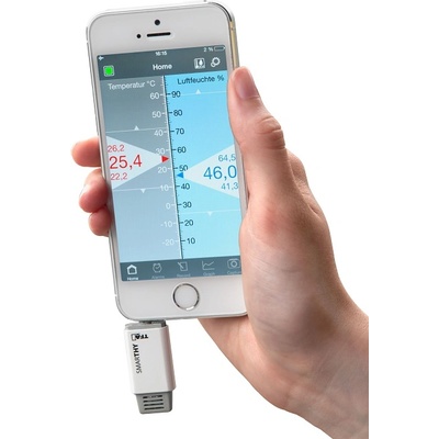 TFA Термометър - хигрометър за Смартфон smarthy - 30.5035 (79-30.5035)