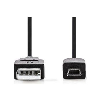 Nedis CCGB60300BK20 USB 2.0, A Zástrčka - Mini 5-Pin Zástrčka, 2m, černý
