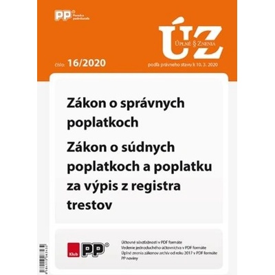 Úplné znenia 16/2020