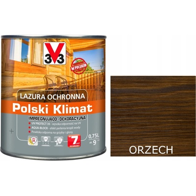 V33 Lazura Polský Klimat 7 let Ořech 0,75L