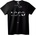 NOONEBRAND Тениска LOCO металически череп - XS, Black