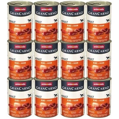 Animonda GranCarno hovädzie a kuracie 12 x 400 g