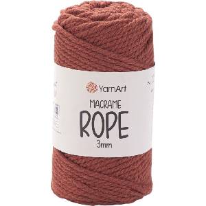 YARNART Macrame Rope 3 mm 63 m 785 Light Red юта (Macrame Rope 3 mm 785)