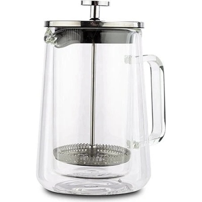 French press NAVA Acer dvoustěnný 1000 ml – ruční kávovar z borosilikátového skla