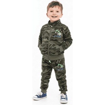 Maskáčová tepláková souprava BF zelený maskáč/zelený bagr – Zbozi.Blesk.cz