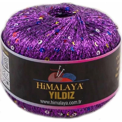 Himalaya Yildiz 58115 Fialová s barevnými flitry