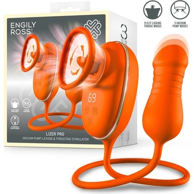 Стимулатор с вакуум, облизване и тласкащо яйце - Lizer Licking Pro (ER00499)