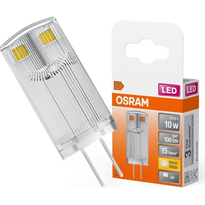 Osram LED žiarovka G4 s päticou 0,9W = 10W 100lm 2700K Warm 320° Star