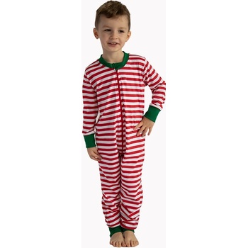 Dětský overal červené biela