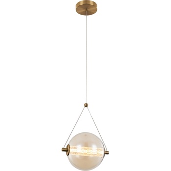 ELMARK Splendor led ПЕНДЕЛ 6w 3000k, МЕСИНГ + КОНЯК (955splendor630bc)