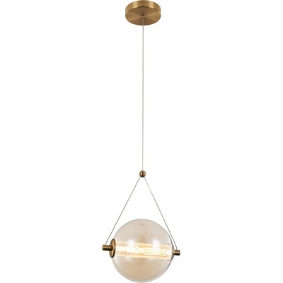 ELMARK Splendor led ПЕНДЕЛ 6w 3000k, МЕСИНГ + КОНЯК (955splendor630bc)