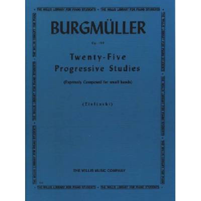 Friedrich burgmüller: 25 progressive studies, op. 100 (noty na klavír)