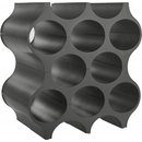 KOZIOL stojan na fľaše SET- UP čierna