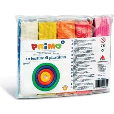 PRIMO plastelína 10 barev 10 x 55 g