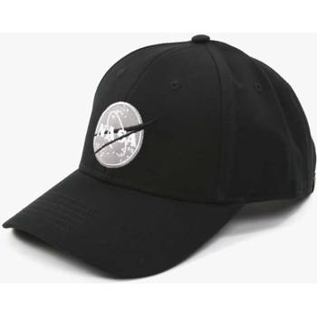 Alpha Industries Памучна шапка с козирка Alpha Industries Nasa Cap в черно с апликация (186903.03)