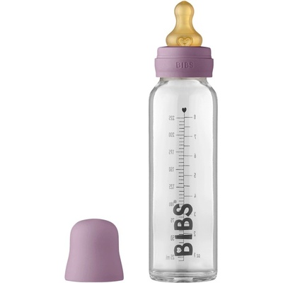 Bibs Baby Bottle sklenená fľaša Mauve 225ml