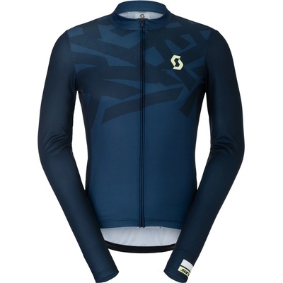 Scott Мъжка фланелка с дълъг ръкав за колоездене Scott Jersey Rc Endurance L/S Cycling jersey - Dark Blue (056-4072-0213)