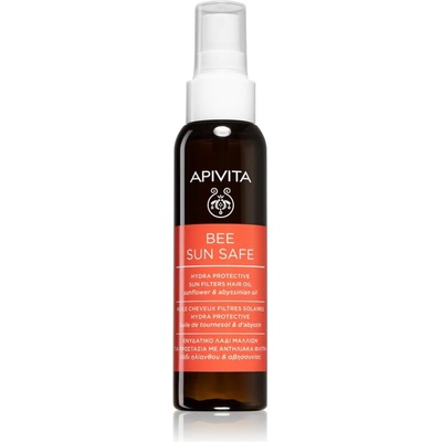 APIVITA Bee Sun Safe хидратиращо олио за изтощена от слънце коса 100ml