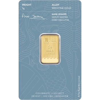 The Royal Mint Britannia Velká Británie zlatý slitek 5 g