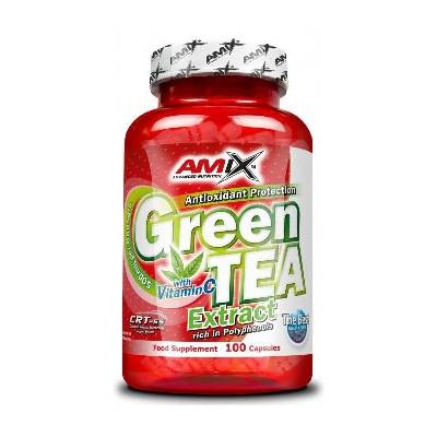 Amix Green TEA Extract with Vitamin C 100 kaps, Balenie 100 kps