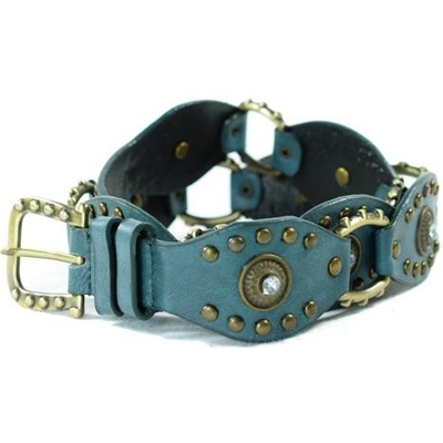 Dámsky opasok s nitmi cvokmi Tkaný Montes Svetloružová