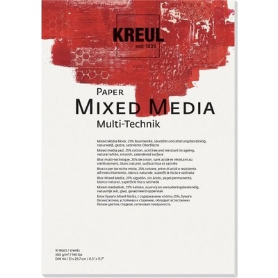 Kreul Mixed media papír KREUL 300 g/m2 DIN A3