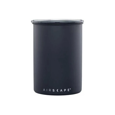 AirScape dóza na kávu čierna vzduchotesná nerezová 500 g