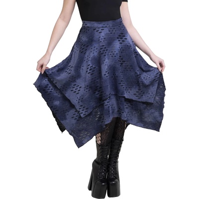 KILLSTAR дамска пола KILLSTAR x CORPSE BRIDE - Hauntly Maiden - Черно/Синьо - KSRA012399