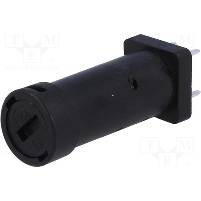 SCHURTER 3101.0040 Zásuvka; THT; 5x20mm; -40÷85°C; 10A; termoplast; UL94V-0; černá