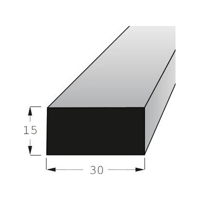 Hranolek 30x15mm, délka 70cm