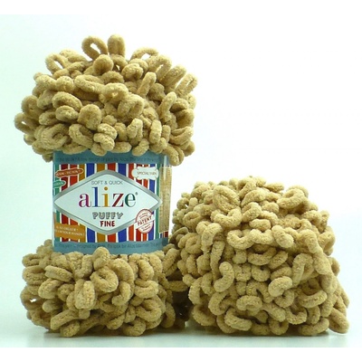 Alize příze Puffy Fine 415 Béžová