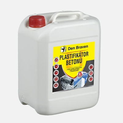 Den Braven Plastifikátor betonů 10 l kanystr hnědá