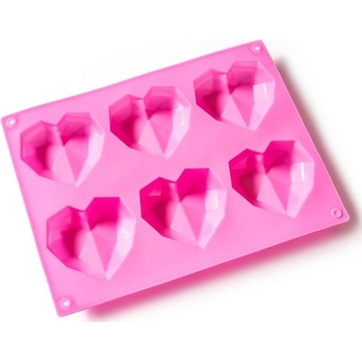 Forma na pečení muffinů 3D Srdíčka