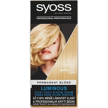 Syoss Color 8-11 veľmi svetlá blond