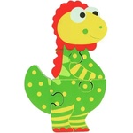 Orange Tree Toys Дървен пъзел Orange Tree Toys - Динозавър, 4 части (OTT06791) - ozone