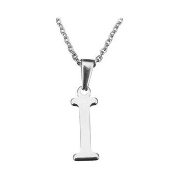 Šperky4U Ocelový řetízek s přívěškem iniciála "I" OPD0090-I