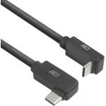 ACT Кабел USB-C - USB-C, 10Gbps, 60W, 1 m, конектори 90° left/right, up/down angled (AC7481) - xtreme