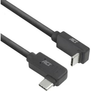 ACT Кабел USB-C - USB-C, 10Gbps, 60W, 1 m, конектори 90° left/right, up/down angled (AC7481) - xtreme