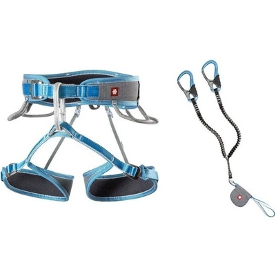 Ocún Via Ferrata Twist Tech Eco Captur lite, šedomodrá, M-L