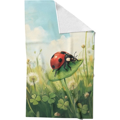 Takoy HT-00257 Rýchloschnúci uterák lúčna prechádzka lienky 50 x 90 cm