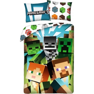 Halantex Obliečky Minecraft Bavlna 140x200 70x90