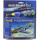 Sběratelské modely Revell model set plane 64148 P 51D Mustang 1:72
