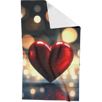 Takoy HT-00166 Rýchloschnúci uterák veľké 3D srdce 30 x 50 cm